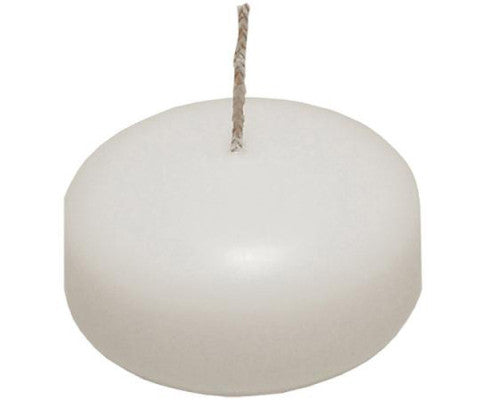 10 Pack of 4 Hour White Floating Candles