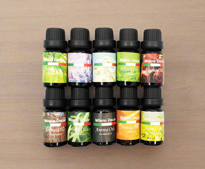 10 Pack Aroma Diffuser Oils Aromatherapy Fragrance 10ml Gift Pack