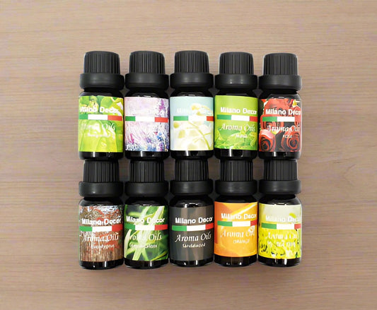 10 Pack Aroma Diffuser Oils Aromatherapy Fragrance 10ml Gift Pack