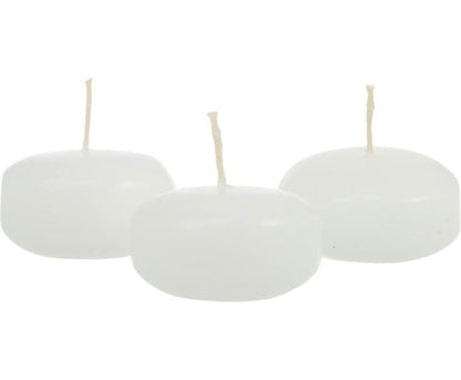 10 Pack of 4 Hour White Floating Candles
