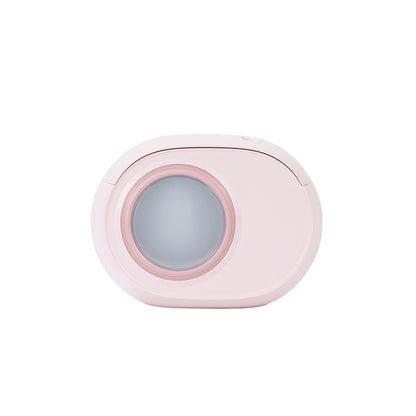 Compact Dual-Nozzle Humidifier with Ambient Light - USB-C Rechargeable, Two Mist Modes(Pink)