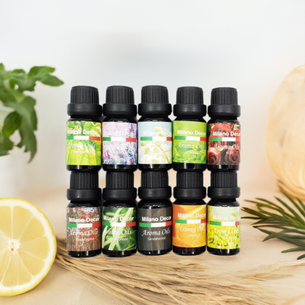 10 Pack Aroma Diffuser Oils Aromatherapy Fragrance 10ml Gift Pack